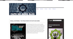 Desktop Screenshot of faithnomoreblog.com