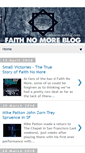 Mobile Screenshot of faithnomoreblog.com